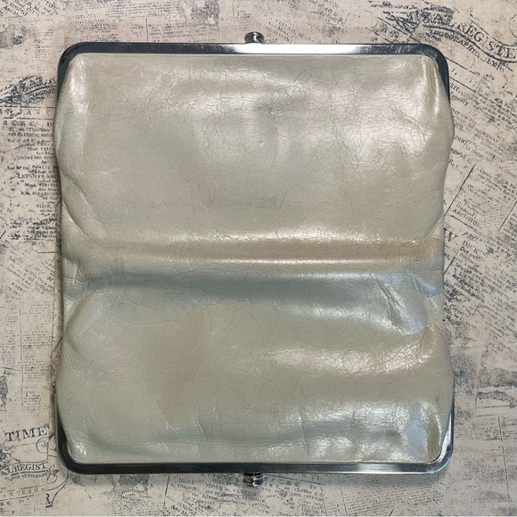 HOBO Lauren clutch wallet tan leather vintage - Picture 8 of 14